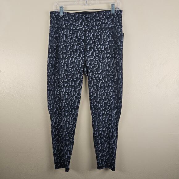 Sweaty Betty Power Womens Pull On 7/8 Length Animal Print Side Pocket Gray Sz XL - Picture 1 of 6